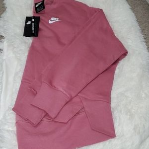Nike womens crew neck long sleeve sweater- shirt